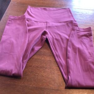 Lululemon dusty rose align leggings